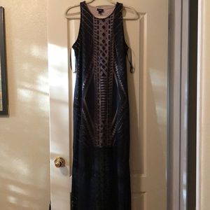 Black maxi dress